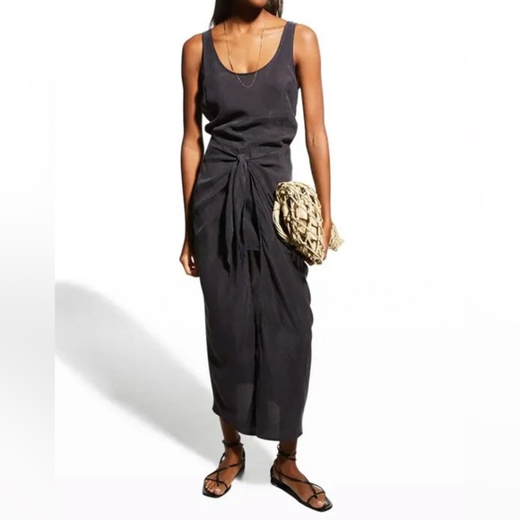 Anemos D.K. Wrap Dress - Navy